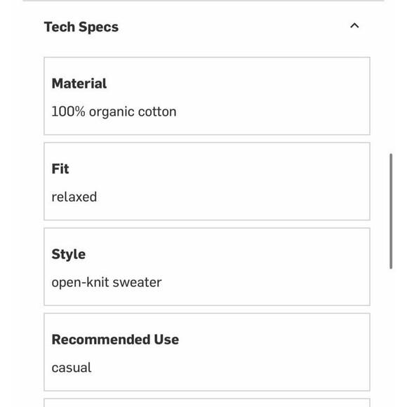 prAna Parker Perforated Crochet Open Knit Sweater Black Size XS Organic Cotton - Picture 16 of 16